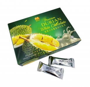 Premium Freeze Dried Durian White Chocolate Bar (100G)